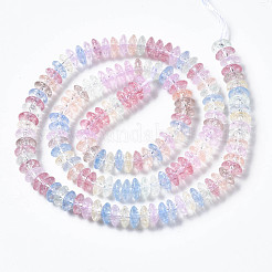 Perle di vetro crackle&nbsp;X-GLAA-S192-B-004M