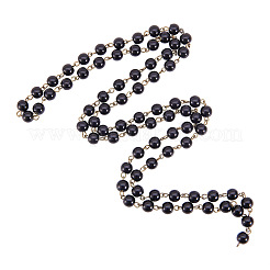 Fatti a mano perline perle di vetro catene&nbsp;AJEW-PH00489-05