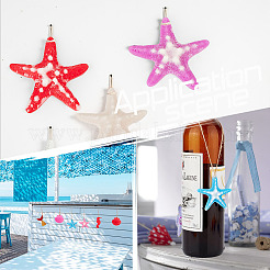 8 комплект подвесных украшений из смолы в 4 стилях&nbsp;HJEW-GL0001-04