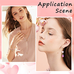 День святого Валентина акрил/АБС пластик имитация жемчуга&nbsp;OACR-SP0001-66B-03