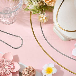 4 шт. 2-х цветные цепочки-елочки из нержавеющей стали 304&nbsp;NJEW-BBC0001-45