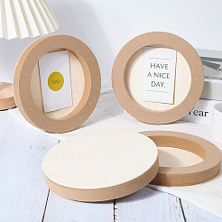 Bricolage enfants décoration en bois cadre photo en argile&nbsp;WOOD-WH20008-07B