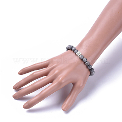 Bracciali elasticizzati in diaspro picasso naturale&nbsp;BJEW-JB04492-05