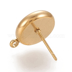 Ионное покрытие (ip) 304 нержавеющая сталь гвоздики фурнитура для сережек&nbsp;X-STAS-K202-04D-G