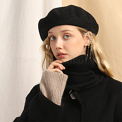 4 шт. 4-х видов серьги-клипсы с кристаллами и стразами в виде бабочек&nbsp;EJEW-HY0001-05