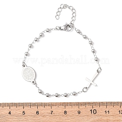 Браслеты из нержавеющей стали 304 Religion&nbsp;LS-BJEW-F524-05A-P