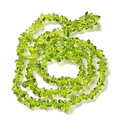 С напылением окрашенные прозрачные стеклянные бусинки&nbsp;GLAA-P060-01A-11