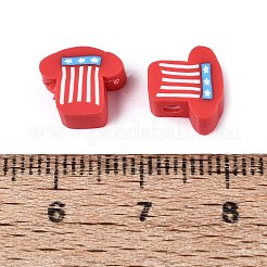 Unabhängigkeitstag handgemachte Polymer Clay Perlen&nbsp;CLAY-Q253-14A