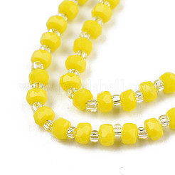 Непрозрачные сплошные цветные стеклянные бусины&nbsp;GLAA-N052-04-A05