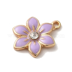 Цветочные сплава эмали подвески&nbsp;ENAM-A007-06KCG-03