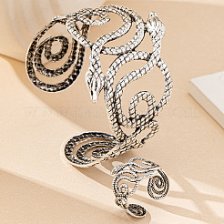 Браслеты-манжеты из сплава змеи и наборы колец-манжет&nbsp;FS-WG7A5B3-02