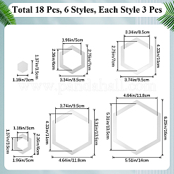 Акриловые наклейки на зеркала&nbsp;FIND-WH20019-45C