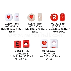 200 шт. акриловые бусины смешанного стиля и формы&nbsp;OACR-FS0001-68D