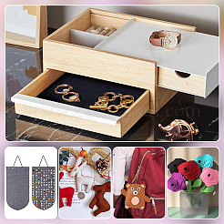 Feutre non tissé rectangulaire&nbsp;DIY-WH0504-357A-01