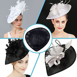 Круглая тканевая основа для шляпы-чародея для магии шляпного дела AJEW-WH0270-738B