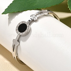 Bracelets à charnière en acier inoxydable 304 pour femmes&nbsp;BJEW-F474-38P