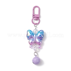 3шт 3-х цветная акриловая подвеска-бабочка&nbsp;HJEW-JM03870