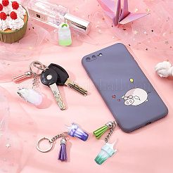 Милые наборы для изготовления брелоков с кисточками своими руками&nbsp;DIY-OC0003-97