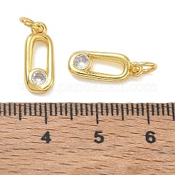 Ciondoli in ottone zirconi chiari micro pavé&nbsp;KK-CBAD9DF-07G
