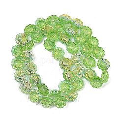 Гальванические стеклянные бусины&nbsp;GLAA-S387-01E