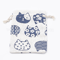 Sacchetti per gattini in policotone (cotone poliestere) con coulisse&nbsp;X-ABAG-T006-A19