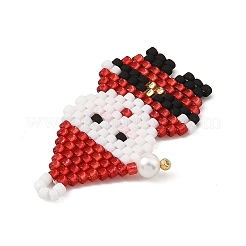 Pendentifs de Noël en perles de verre&nbsp;PALLOY-MZ01423