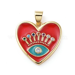 Латунные микро проложить кубического циркония подвески&nbsp;KK-G363-34G