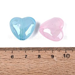 Perles de gelée transparentes en acrylique plaquées UV&nbsp;OACR-Q202-02