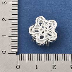 Micro fiore ottone pavimenta chiare perle di zirconi&nbsp;KK-Z156-14S-03