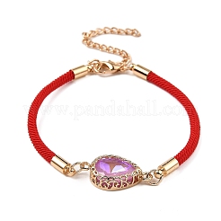 12 pz 12 colori braccialetti in poliestere&nbsp;BJEW-P340-09G