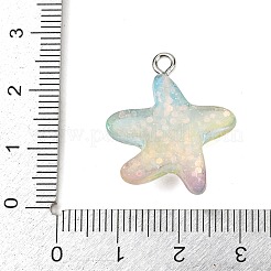 Подвески из прозрачной смолы на тему океана&nbsp;RESI-I351-03P-05