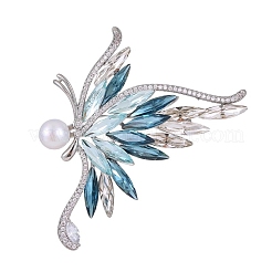 Spille in lega di strass a forma di farfalla per vestiti da zaino&nbsp;PW-WGFD049-01