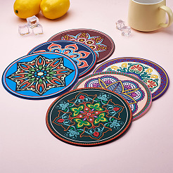 6шт 6 стильных силиконовых подставки под горячее&nbsp;SIL-BT0001-01A