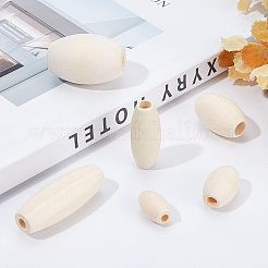 Незаконченные деревянные бусы&nbsp;WOOD-OC0001-64