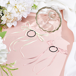 4 шт. атласные резинки для волос 4 цветов&nbsp;OHAR-GO0001-15