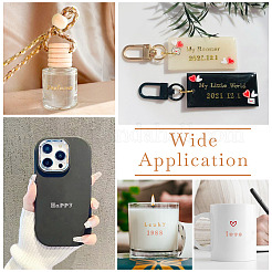 9 стиль наклейки из сплава металла&nbsp;DIY-TA0010-36