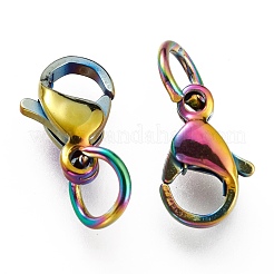 Placcatura ionica (ip) fermagli a moschettone in acciaio inossidabile 304&nbsp;LS-STAS-G240-01A-C