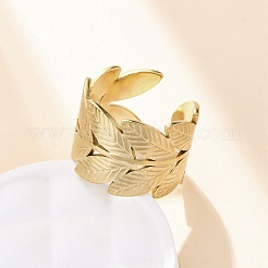 Кольцо-манжета из нержавеющей стали 304 для женщин&nbsp;LS-RJEW-Z083-02G-02