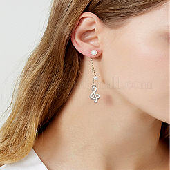 50 шт. подвески из сплава скрипичного ключа&nbsp;TIBEP-LP0001-24S