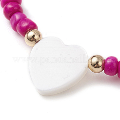 Stretch-Armbänder mit Glasperlen&nbsp;BJEW-MZ00127-01