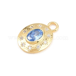 Латунные микро проложить кубического циркония подвески&nbsp;KK-Z151-16G