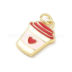 Латунь эмаль подвески&nbsp;KK-H255-11B-G