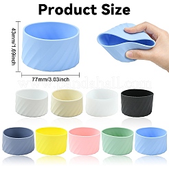 9 шт. 9-цветный силиконовый чехол для чашки&nbsp;DIY-CJ0002-64