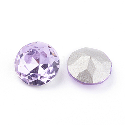Cabochon di strass in vetro placcato con punta e retro&nbsp;RGLA-J012-10mm-371
