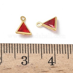 Латунь стекло амулеты&nbsp;KK-Z136-30G-02