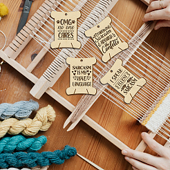 14 шт. 14 стильные фанерные доски для намотки резьбы&nbsp;WOOD-WH0060-05