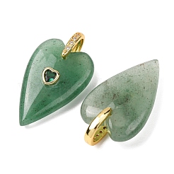 Pendentifs en aventurine vert naturel&nbsp;GG-CBA51ED-03G-10