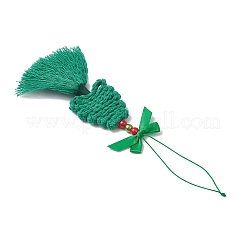 Полиэфирные украшения кисточкой подвесные&nbsp;HJEW-JM04479-02