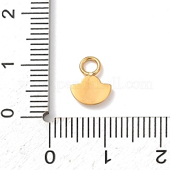 Pendentifs en acier inoxydable 304 sertis de strass&nbsp;STAS-T026-02G