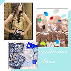 10 borsa 10 colori accessori ornamentali&nbsp;DIY-OC0010-58